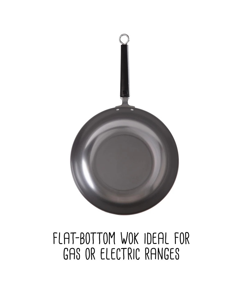 Joyce Chen Professional Series 12" Carbon Steel Stir Fry Pan with Phenolic Handle