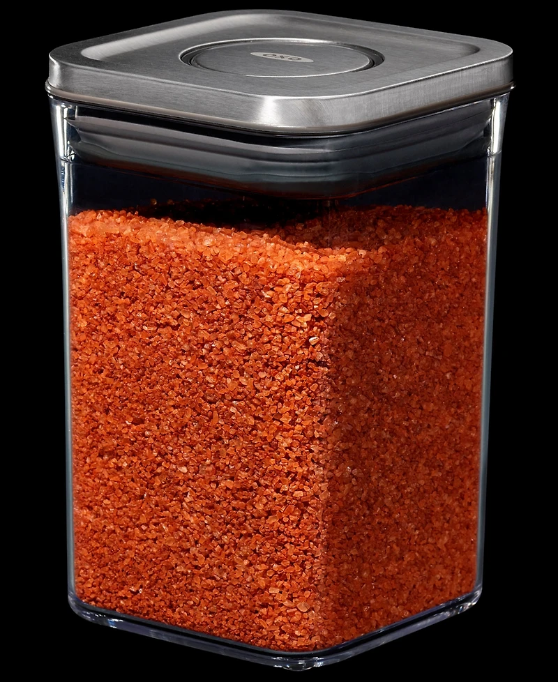 Oxo Steel Pop Small Square Short 1.1-Qt. Food Storage Container