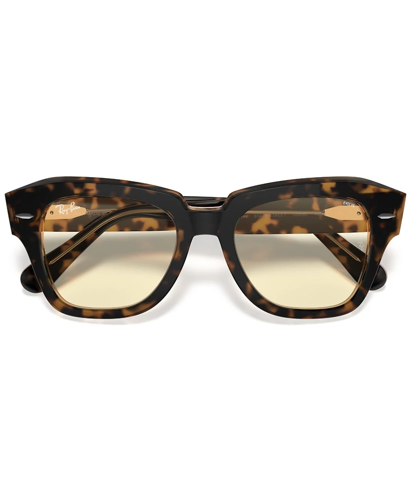 Ray-Ban Unisex State Street Blue Light Sunglasses, RB2186