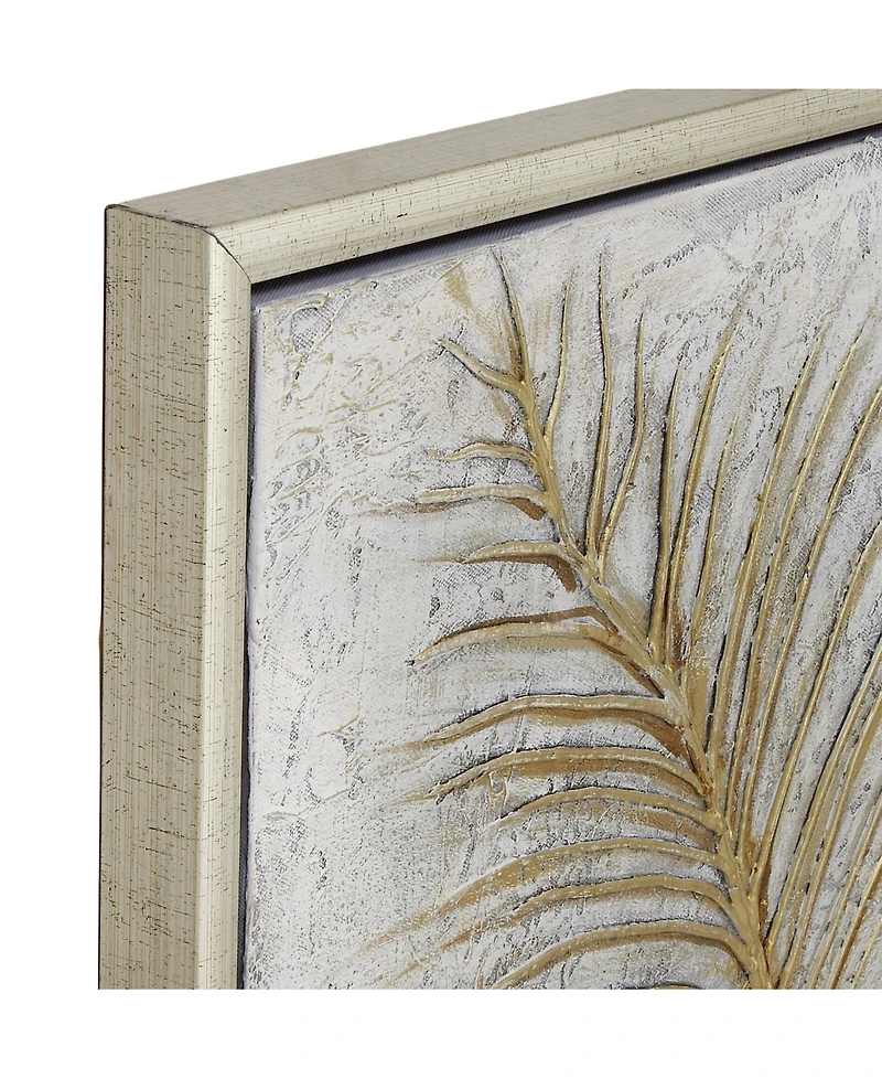 CosmoLiving by Cosmopolitan Gold Glam Canvas Wall Art, 48 x 36
