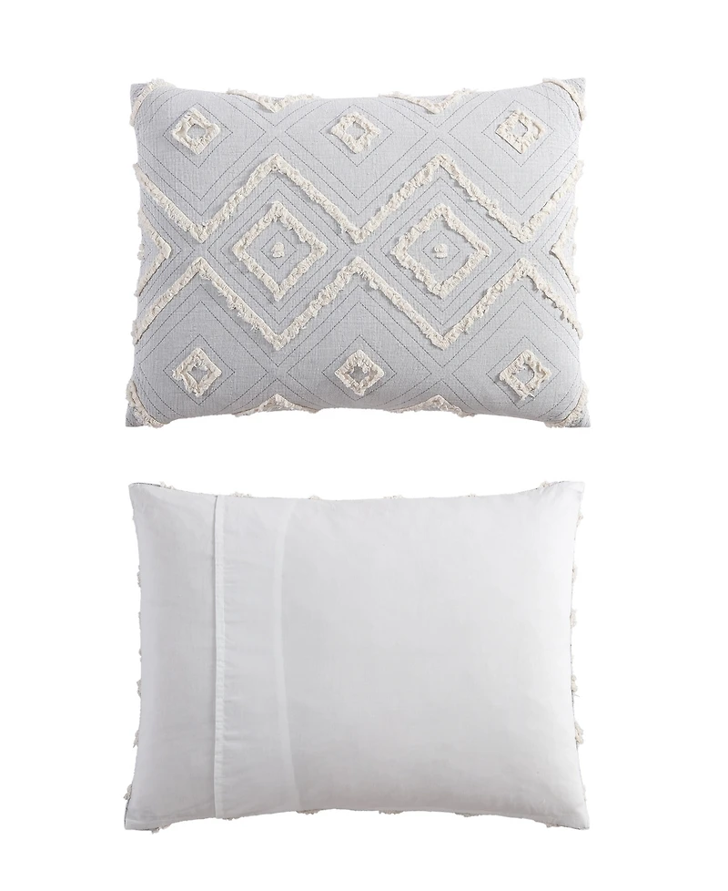 Swift Home Astonishing Rukai Clip Jacquard Gauze 5 Piece Comforter Set