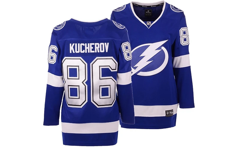Authentic Nhl Apparel Women's Tampa Bay Lightning Breakaway Player Jersey - Nikita Kucherov