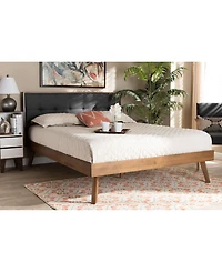 Alke Mid-Century Modern Full Platform Bed