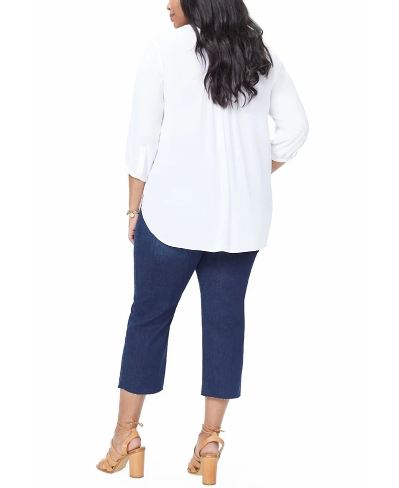 Nydj Plus Pintuck Blouse