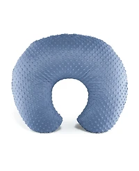The Peanutshell Nursing Pillow Covers for Breastfeeding, 2 Pack Set, Dinosaur and Navy Blue Minky Dot