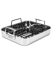 Viking 3-Ply Stainless Steel Roasting Pan with Nonstick Rack