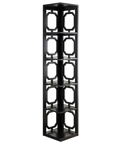 Omega 5 Tier Corner Bookcase