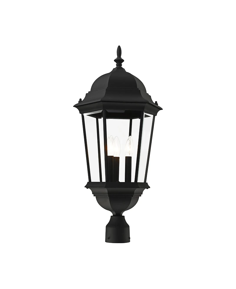 Hamilton 3 Lights Outdoor Post Top Lantern
