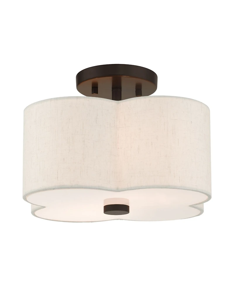 Solstice 2 Lights Semi Flush