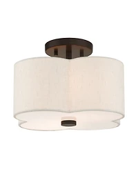 Solstice 2 Lights Semi Flush