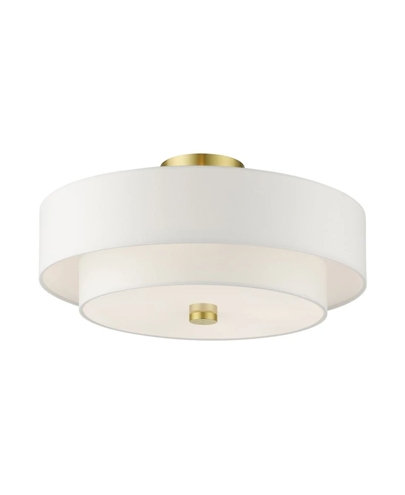 Meridian 4 Lights Semi Flush
