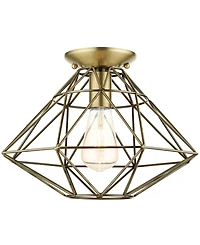 Geometric 1 Light Flush Mount