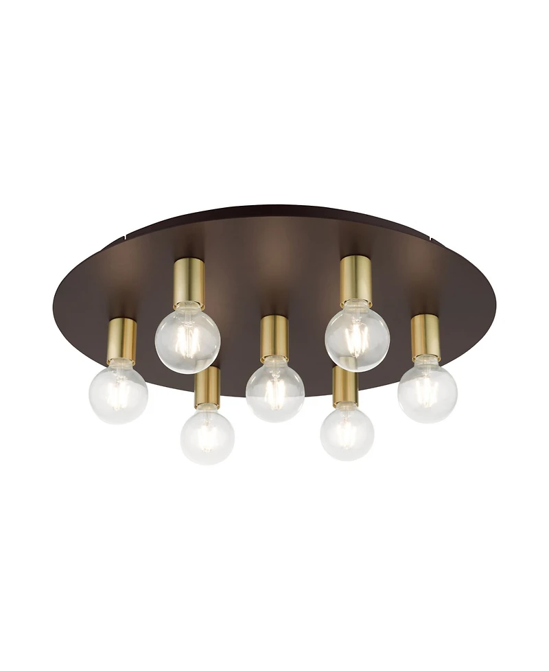 Hillview 7 Lights Flush Mount