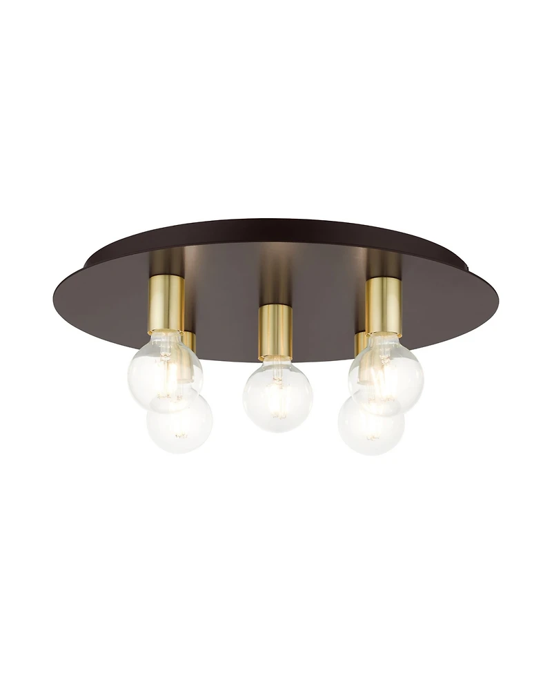 Hillview 5 Lights Flush Mount