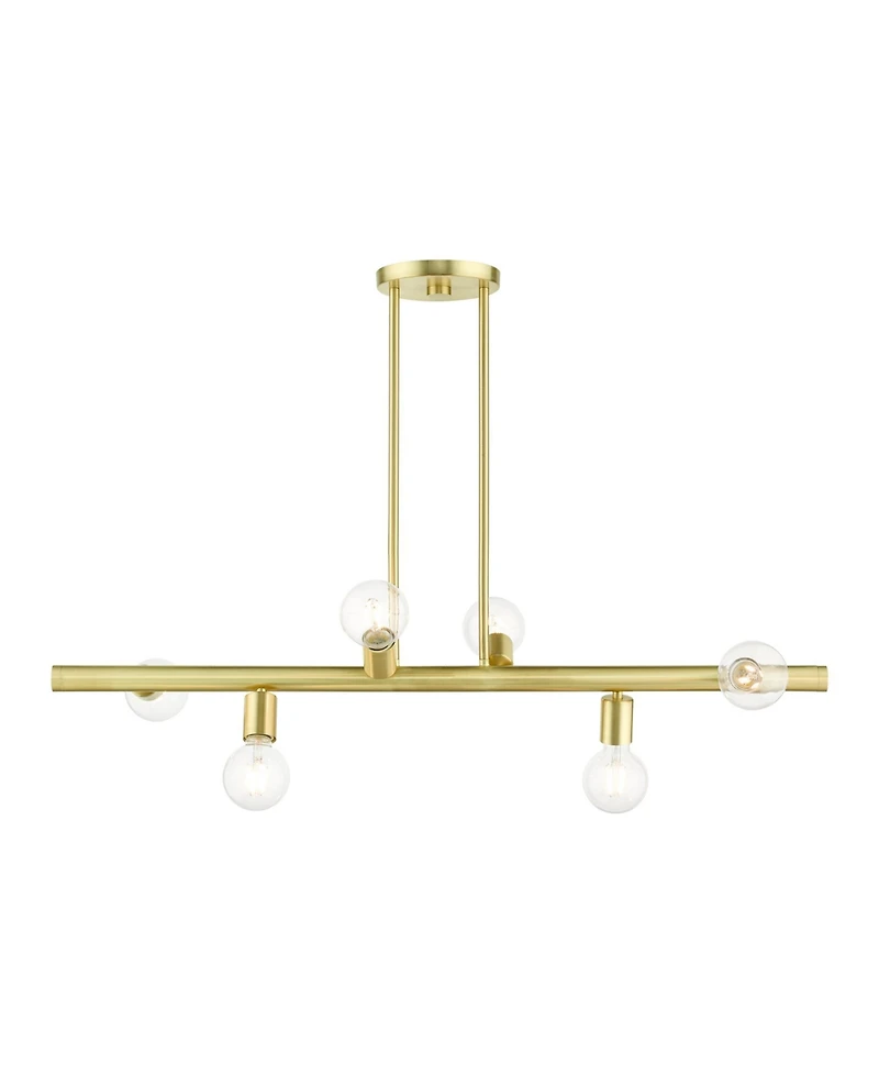 Bannister 6 Lights Linear Chandelier