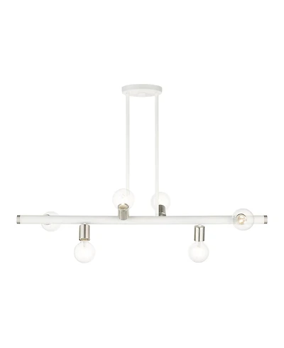 Bannister 6 Lights Linear Chandelier