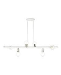 Bannister 6 Lights Linear Chandelier