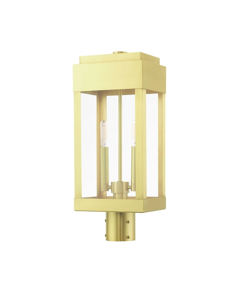 York 2 Lights Outdoor Post Top Lantern