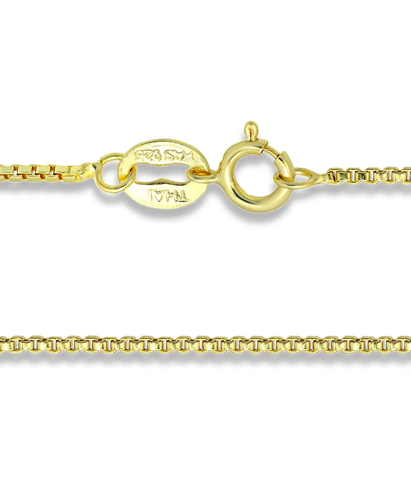 Giani Bernini Box Link 18" Chain Necklace in 18k Gold-Plated Sterling Silver, Created for Macy's