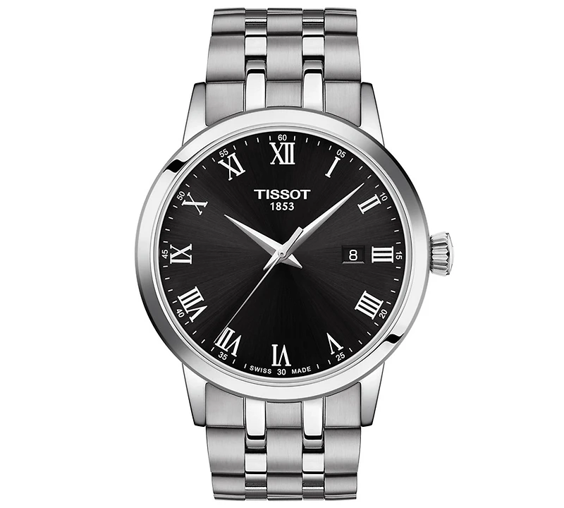 Tissot Men's Swiss Classic Dream Stainless Steel Bracelet Watch 42mm