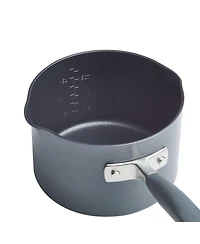 Anolon Advanced Home Hard-Anodized Nonstick Straining Saucepan, 2-Quart