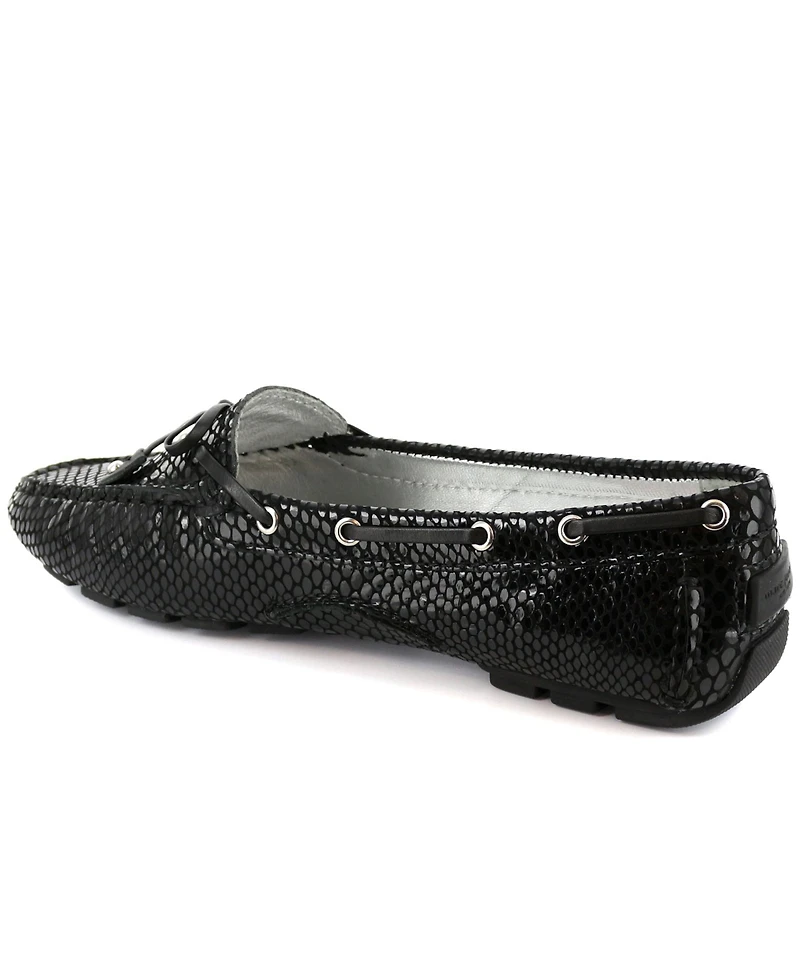 Marc Joseph New York Womens Cypress Hill Tiebow Driver Loafer