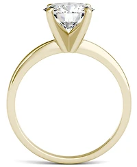 Charles & Colvard Moissanite Solitaire Ring (1 ct. t.w. Dew) 14k White Gold