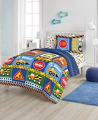 Dream Factory Kids Under Construction Comforter Set