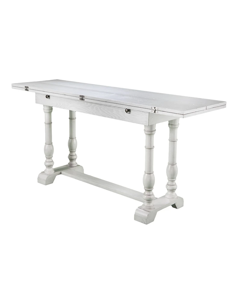 Eerry Farmhouse Folding Trestle Console to Dining Table