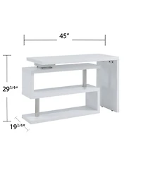 Tara Multifunctional Corner Desk with Shelves