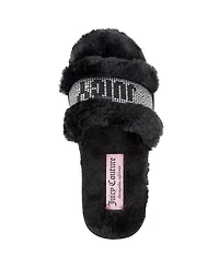 Juicy Couture Women's Halo Faux Fur Slip-On Slippers