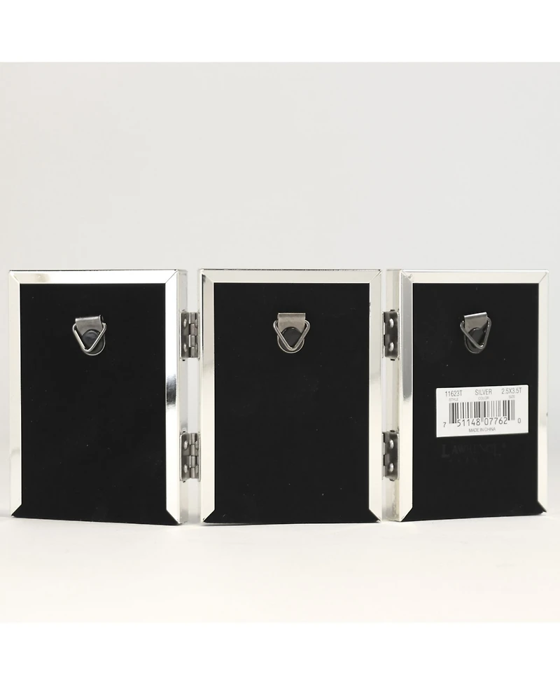 Metal Triple Picture Frame with Inner Beading