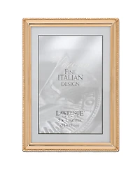 Polished Metal Picture Frame - Bead Border Design, 5" x 7"