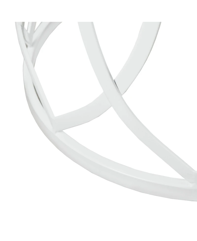 Madison Park Arlo Metal Eyelet Accent Table