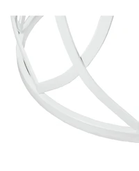 Madison Park Arlo Metal Eyelet Accent Table