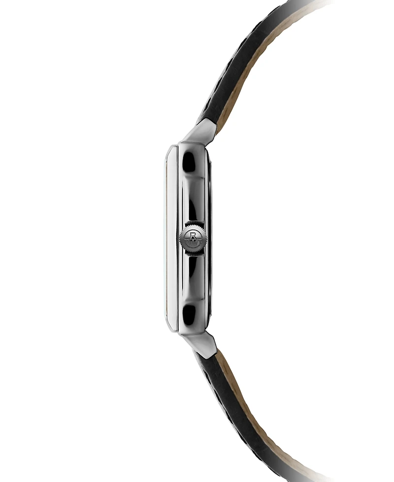 Raymond Weil Women's Swiss Toccata Black Calf Leather Strap Watch 22.6x28.1mm