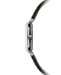 Raymond Weil Women's Swiss Toccata Black Calf Leather Strap Watch 22.6x28.1mm