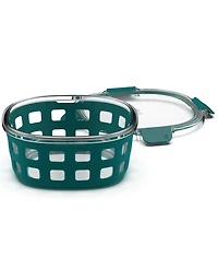 Ello DuraGlass 7-Cup Round Meal Prep Food Storage Container