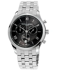 Frederique Constant Men's Swiss Stainless Steel Bracelet Watch 40mm