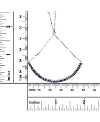 Black Spinel Tennis Adjustable Bolo Bracelet in Sterling Silver