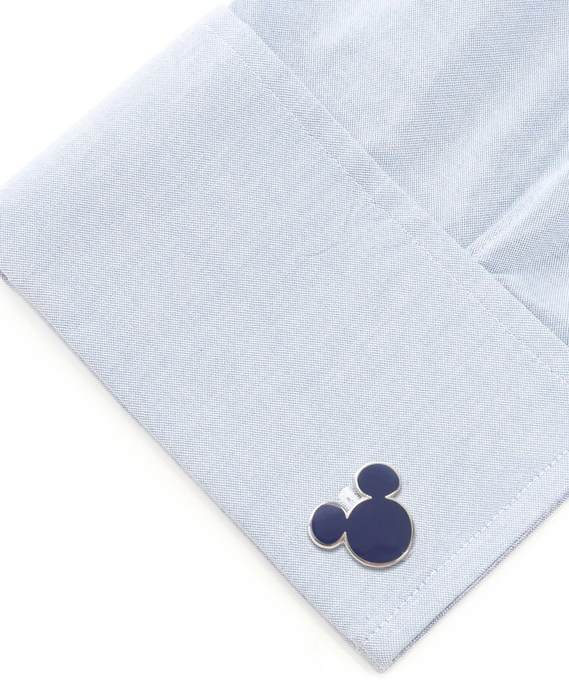 Men's Mickey Mouse Silhouette Cufflinks