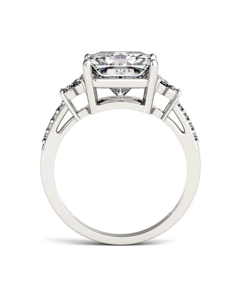 Moissanite Radiant Cut Engagement Ring 2-9/10 ct. t.w. Diamond Equivalent 14k White Gold