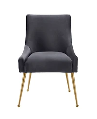 Beatrix Pleated Velvet Side Chair