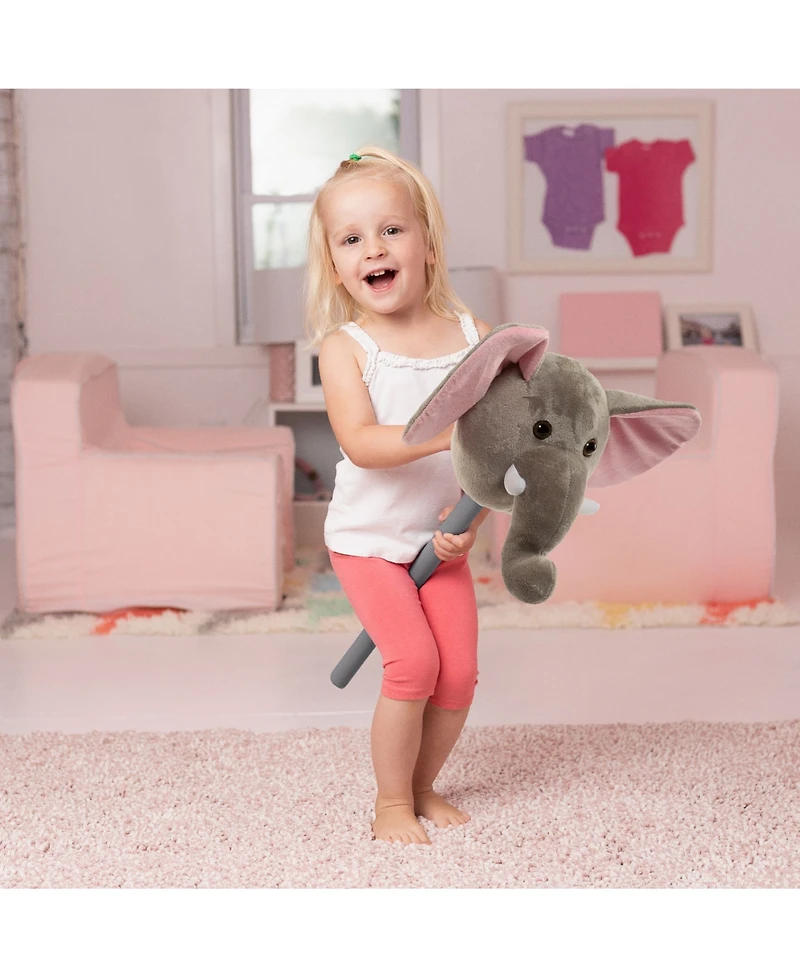 Ponyland Plush Action Elephant Stick with Music