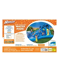 Banzai SurfnSplash Water Park Slide with Basketball Hoop