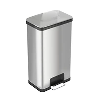 iTouchless 18 Gallon / 68 Liter AirStep Stainless Steel Kitchen Trash Can with Odor Filter