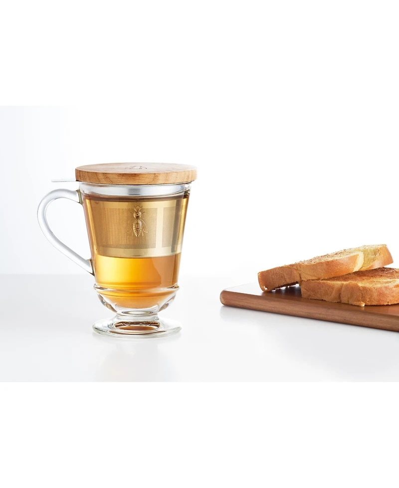 La Rochere Napoleon Bee 14 Ounce Tea Cup, Infuser and Lid