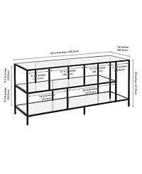 Winthrop Tv Stand with Glass Shelves