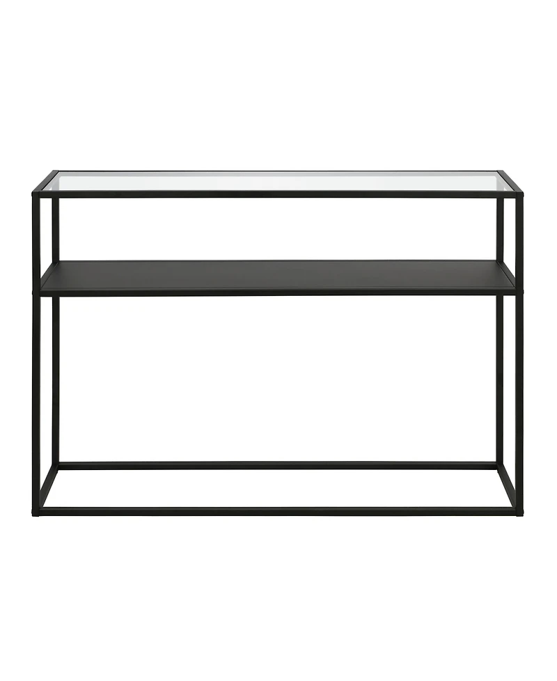 Nellie Console Table with Solid Metal Shelf