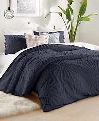 Peri Home Chenille Medallion 3-Pc. Comforter Set, Full/Queen